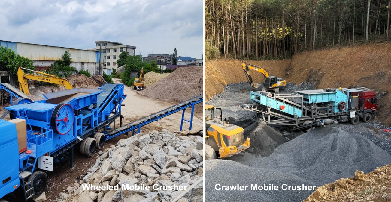 Wheeled vs Crawler Mobile Crusher